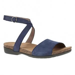 NEW DANSKO women's rafferty ankle strap sandal in navy